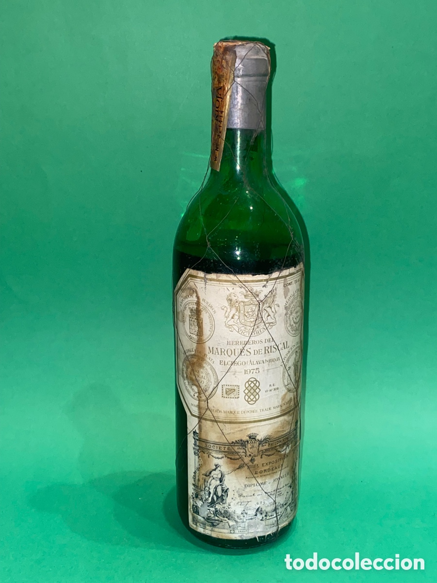 Coleccionismo de vinos y licores: Marqu&eacute;s de Riscal, 1975, para coleccionistas.