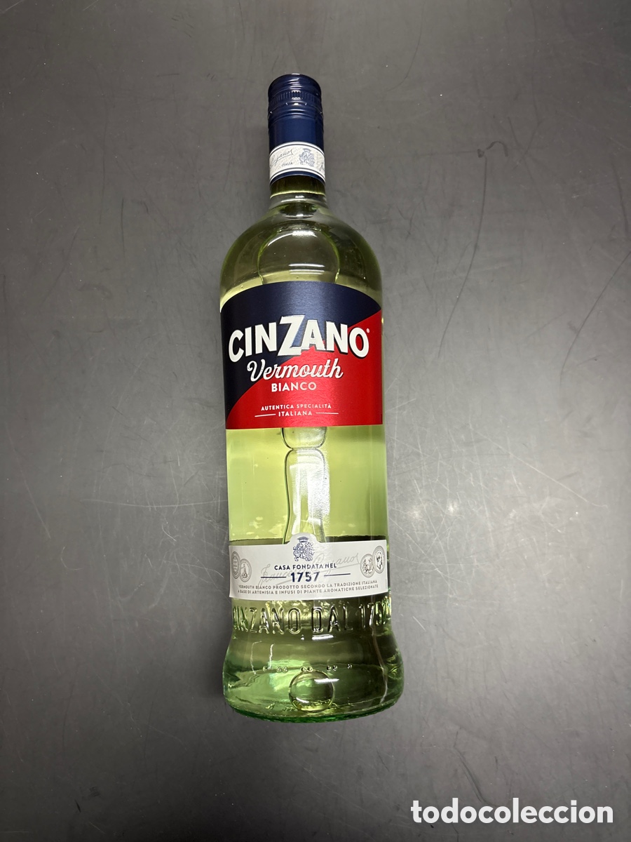 Coleccionismo de vinos y licores: Vermut Cinzano blanco