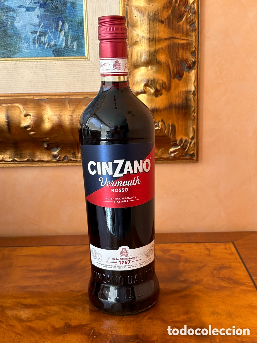 Coleccionismo de vinos y licores: Vermout Cinzano rojo