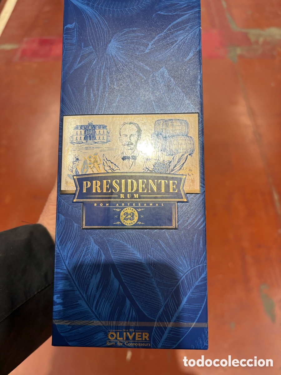Coleccionismo de vinos y licores: Ron President 23 a&ntilde;o R. Dominicana