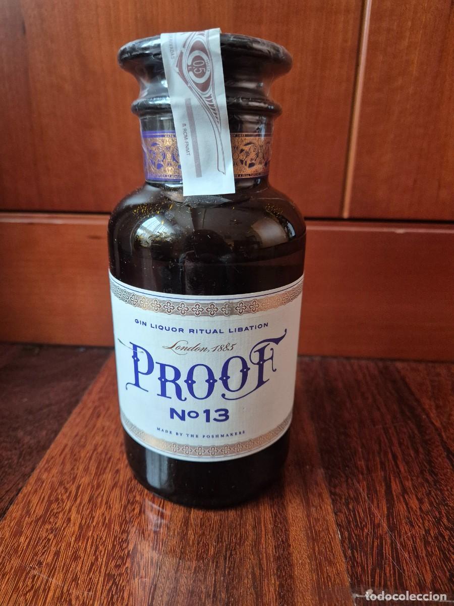 Coleccionismo de vinos y licores: Botella Gin liquor ritual libation