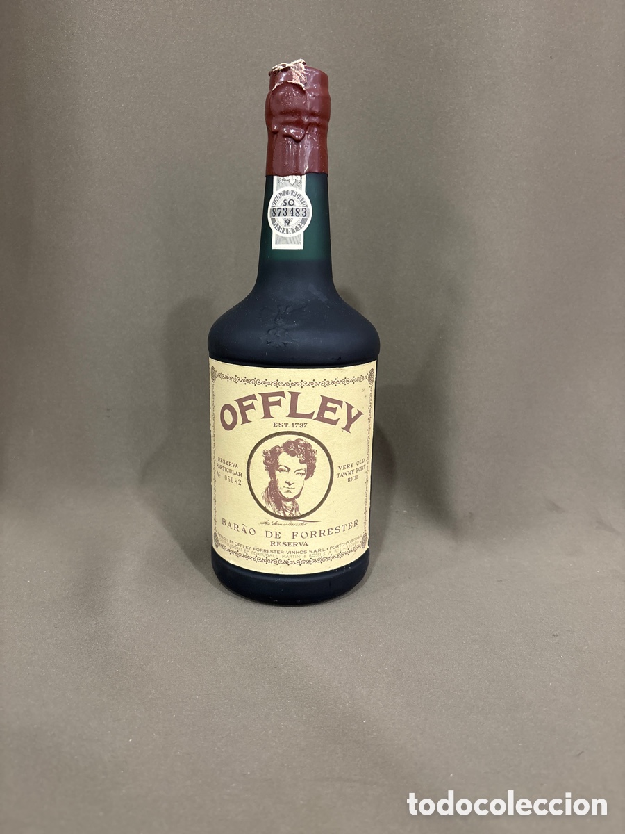 Coleccionismo de vinos y licores: Botella vintage vino Oporto OFFLEY,a&ntilde;os 70 nunca abierta*ver fotos*
