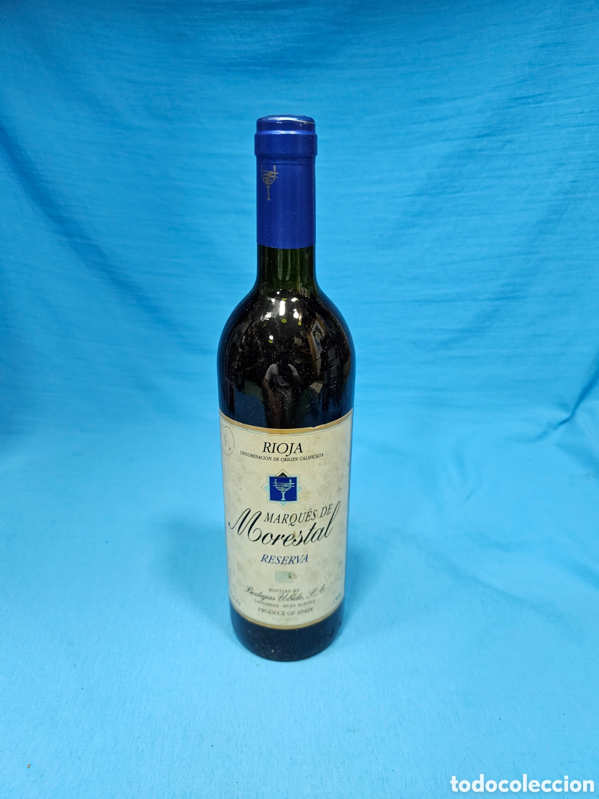 Colecionismo de vinhos e licores: BOTELLA VINO TINTO RIOJA. MARQUES DE MORESTAL RESERVA. BODEGAS UBIDE