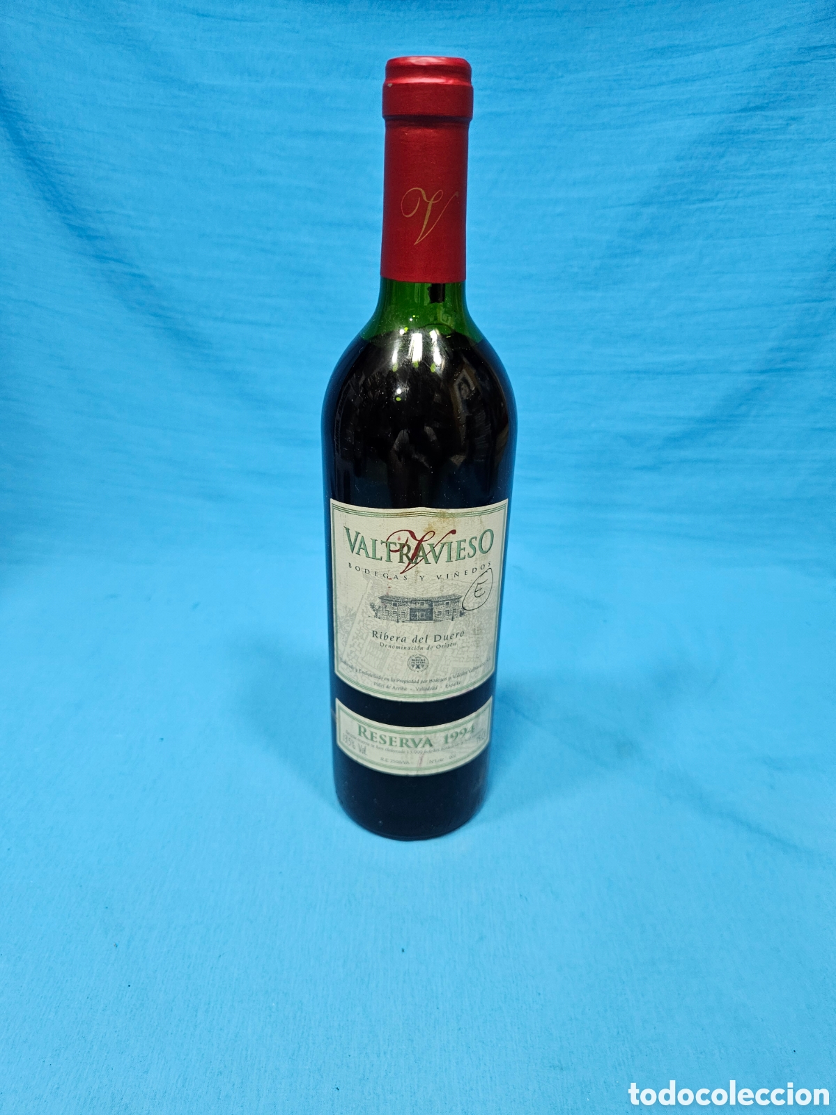 Coleccionismo de vinos y licores: BOTELLA VINO TINTO. VALTRAVIESO. RIBERA DEL DUERO. RESERVA 1994
