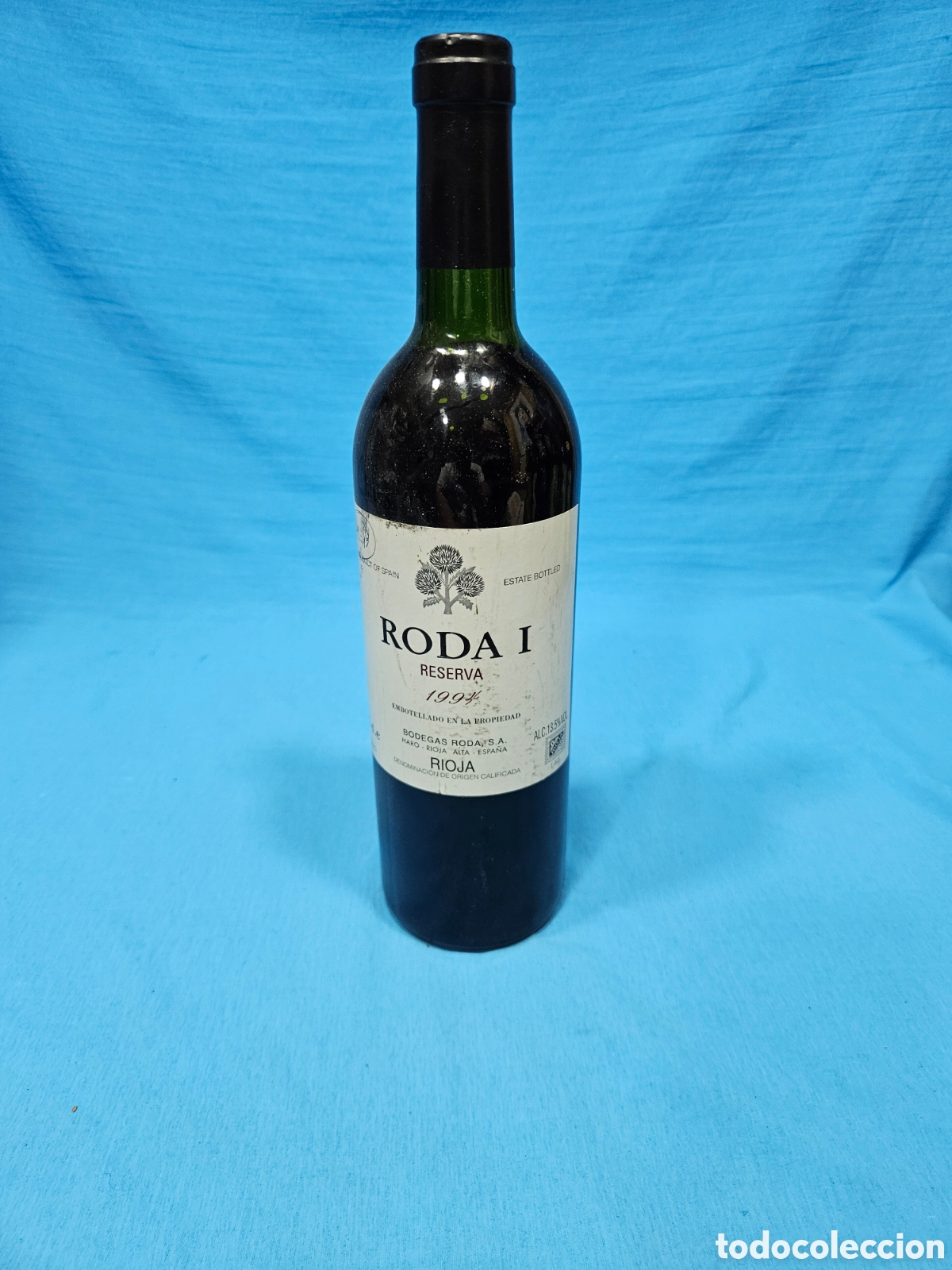 Coleccionismo de vinos y licores: BOTELLA VINO TINTO RIOJA. RODA I RESERVA 1994