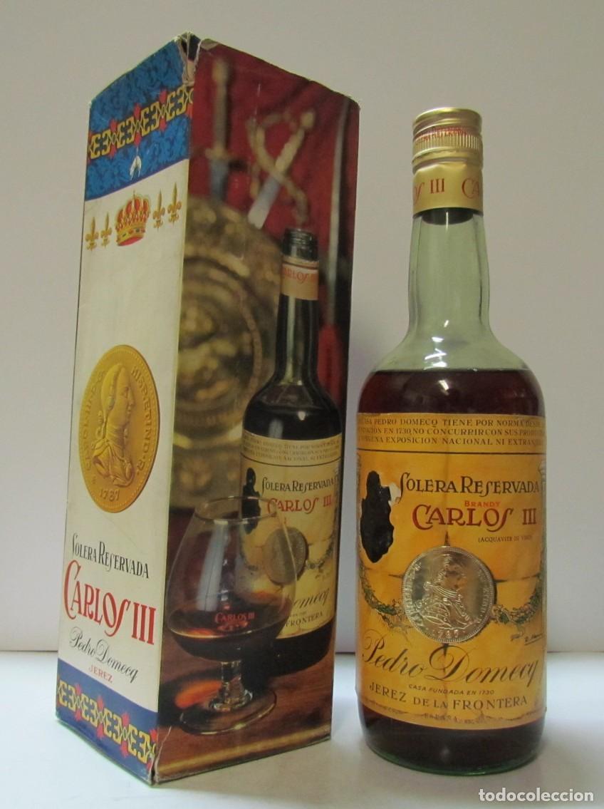 Coleccionismo de vinos y licores: 1 x Brandy Carlos III Solera Reservada