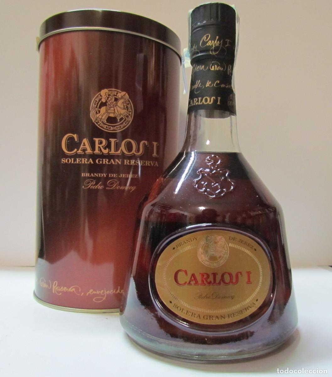 Coleccionismo de vinos y licores: 1 x Brandy Carlos I Solera Gran Reserva