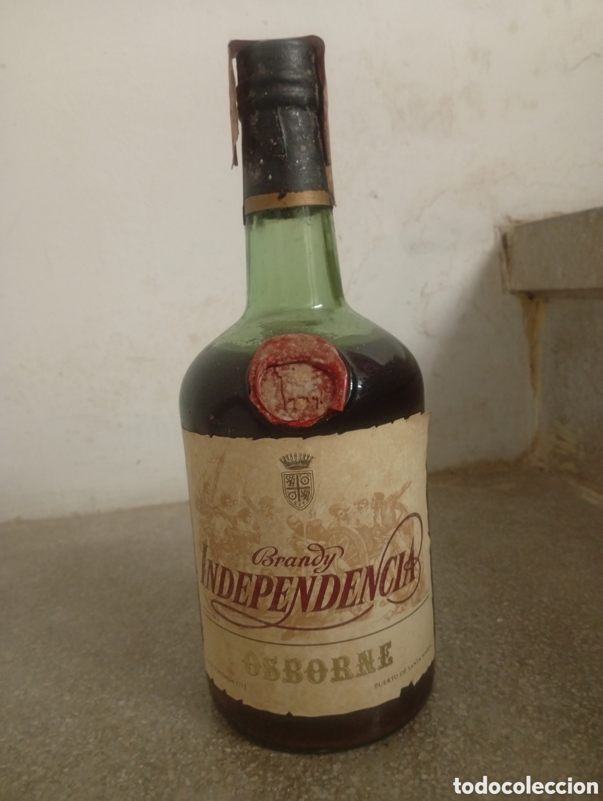 Coleccionismo de vinos y licores: Brandy Independencia,sin con precinto 4pts