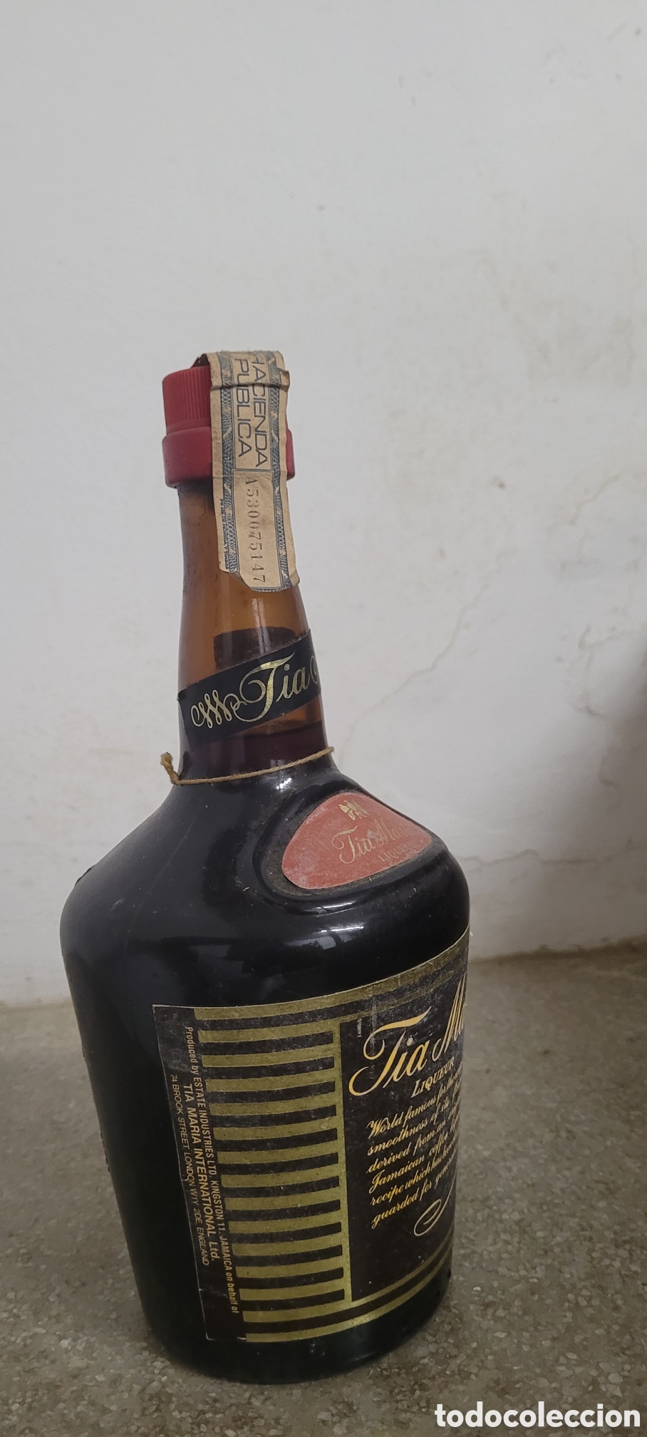 Coleccionismo de vinos y licores: Licor Tia Maria, Tarragona,sin abrir, con precinto