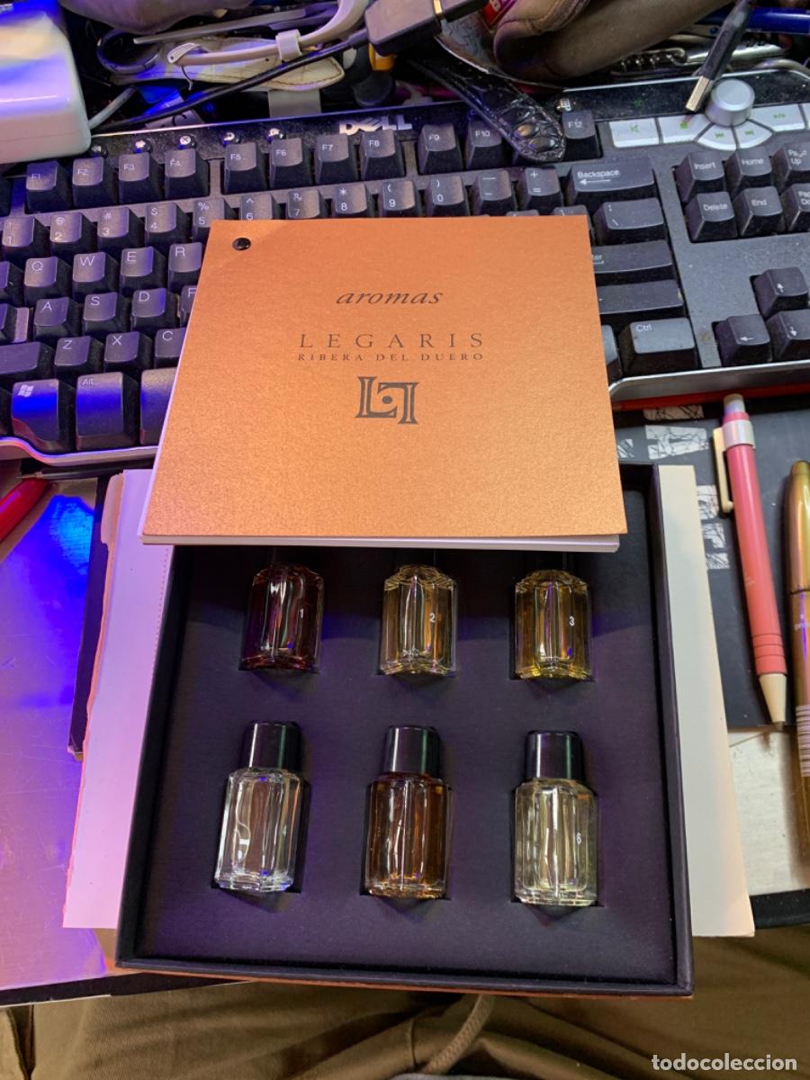 Coleccionismo de vinos y licores: CAJA CON 6 OLORES FRAGANCIAS DE VINO ,A&Ntilde;ADA LEGARIS,RIBERA DEL DUERO , AROMAS , AROMA