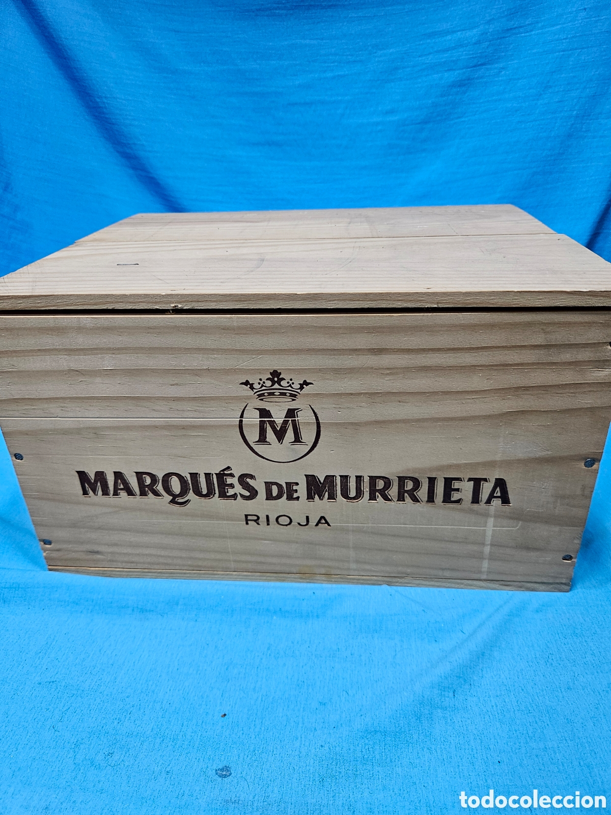 Collezionismo di vini e liquori: CAJA 6 BOTELLAS DE VINO TINTO MARQUES DE MURRIETA. RIOJA. RESERVA 2003