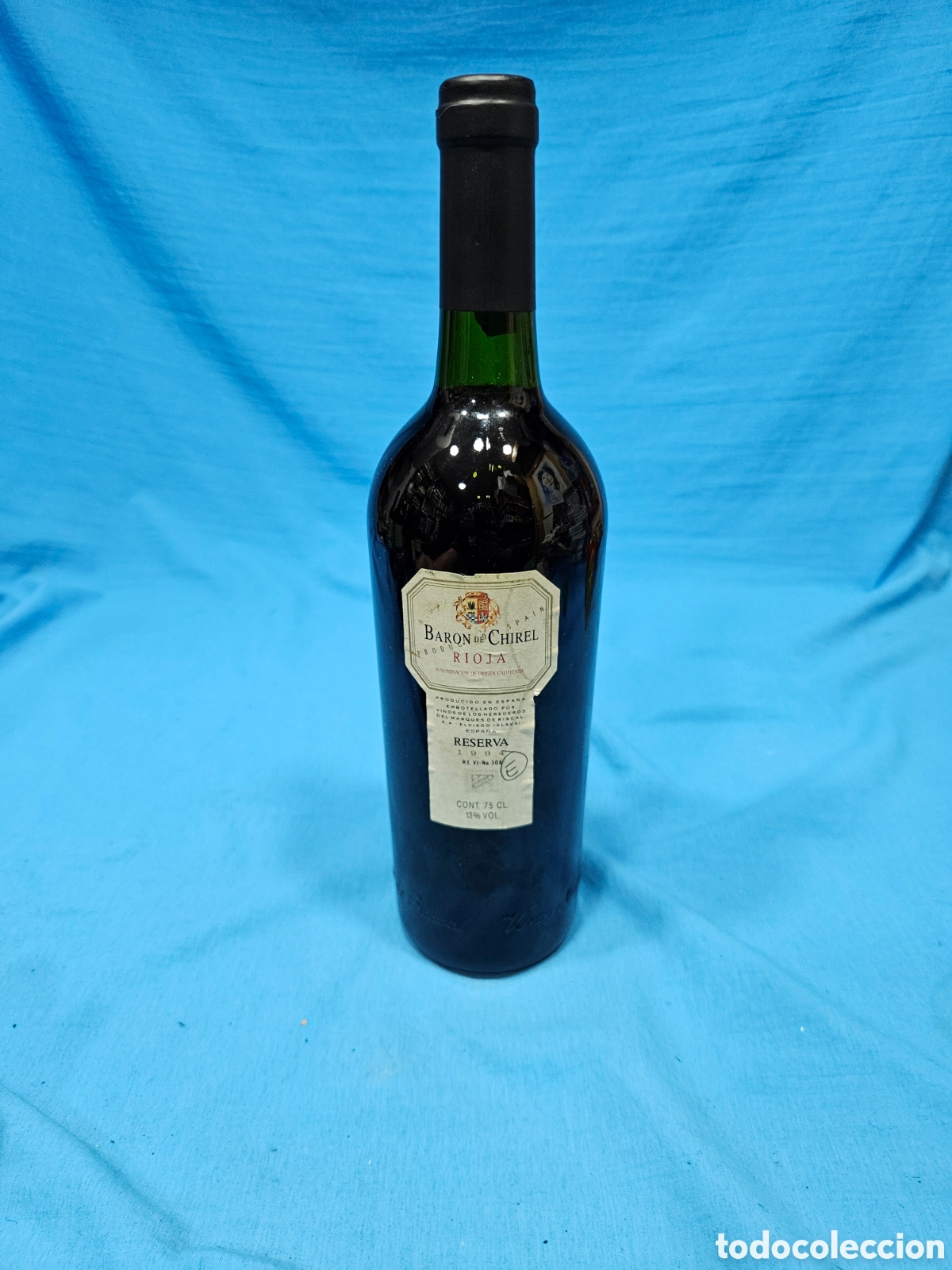 Collection of wines and liquors: BOTELLA VINO TINTO. BARON DE CHIREL. RIOJA. RESERVA 1994