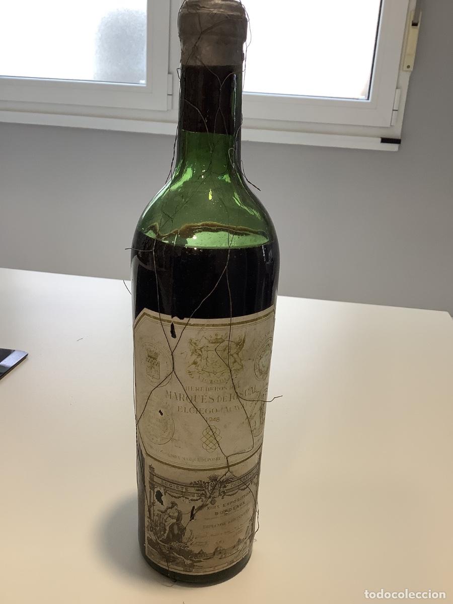 Coleccionismo de vinos y licores: Vino hist&oacute;rico Marqu&eacute;s de Riscal Reserva 1948- Rioja Alavesa-Joya de Colecci&oacute;n
