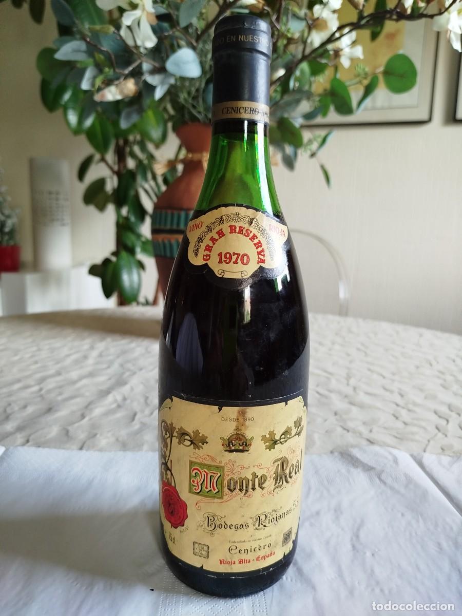 Coleccionismo de vinos y licores: Monte Real Gran Reserva 1970 Bodegas Riojanas