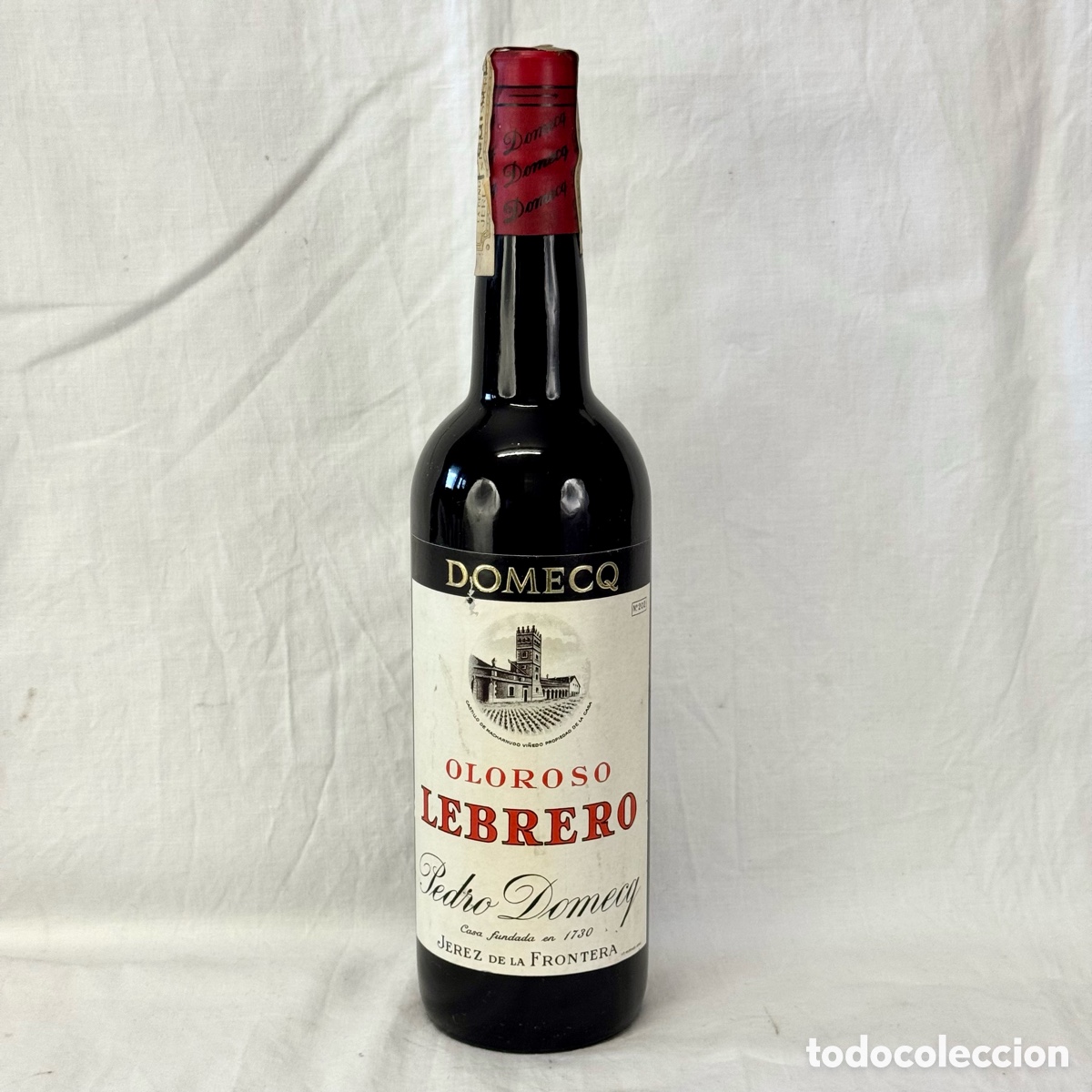 Coleccionismo de vinos y licores: BOTELLA GRANDE JEREZ OLOROSO LEBRERO PEDRO DOMEQ JEREZ DE LA FRONTERA VINO LICOR CADIZ