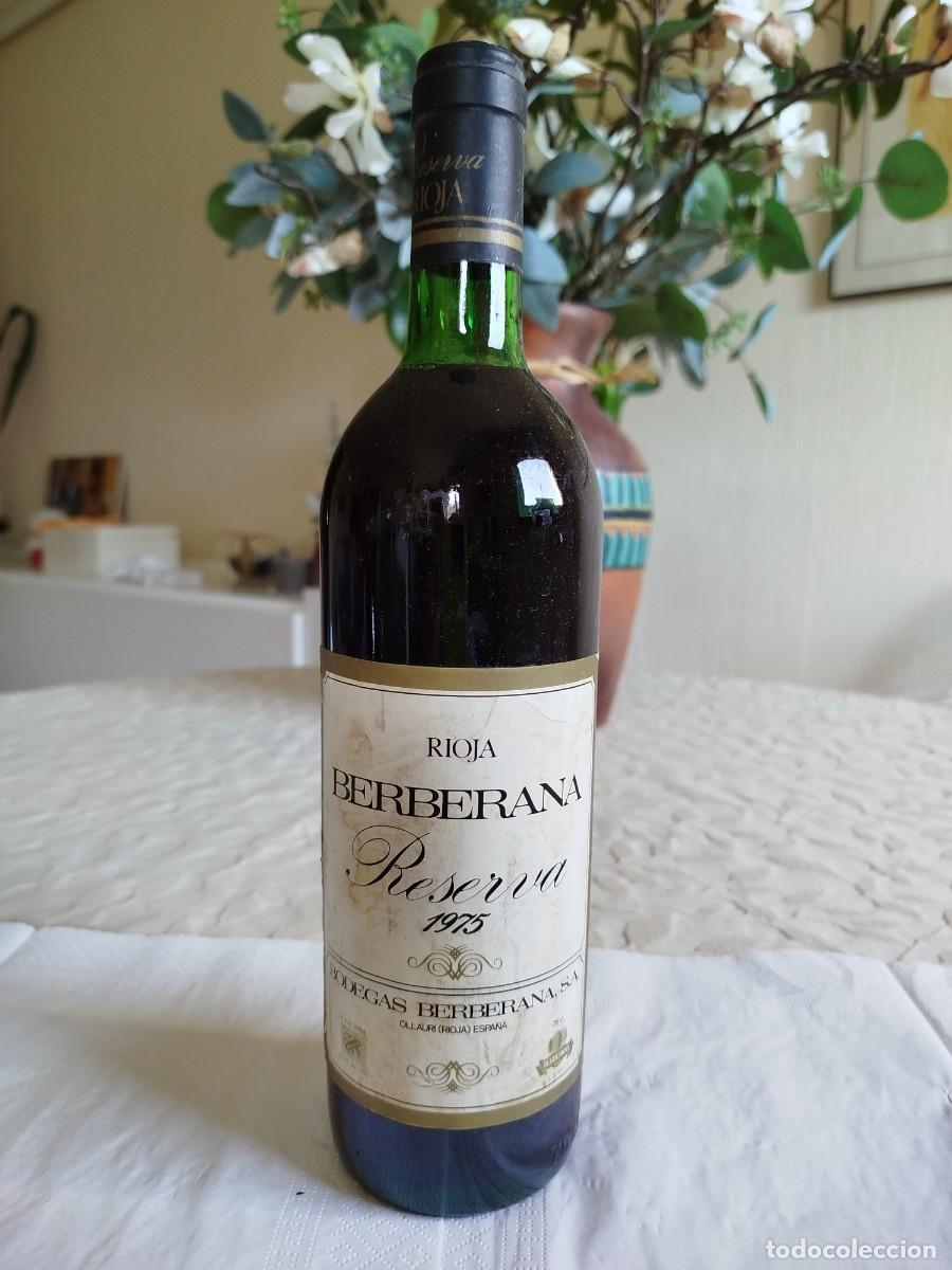 Coleccionismo de vinos y licores: Berberana Reserva 1975