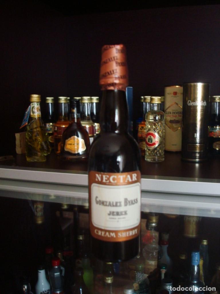 Coleccionismo de vinos y licores: Nectar Cream Sherry Gonzalez Byass Jerez (botell&iacute;n) Por abrir