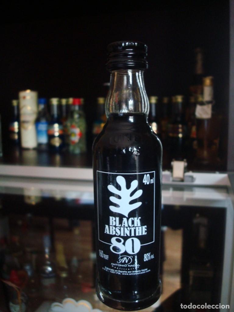 Coleccionismo de vinos y licores: Black Absinthe 80 Antonio Nadal (botell&iacute;n) Por abrir
