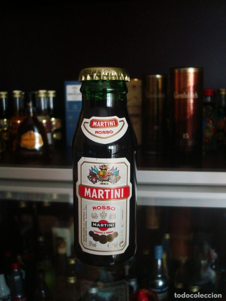 Coleccionismo de vinos y licores: Martini Rosso con chapa (botell&iacute;n) Por abrir
