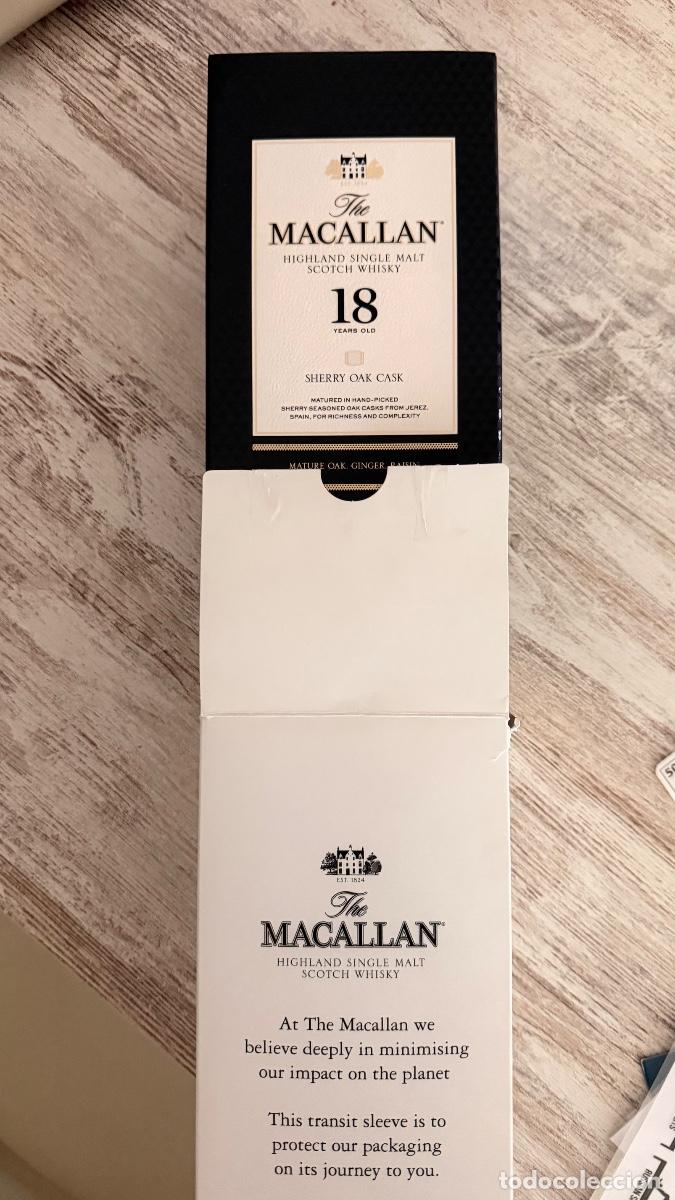 Coleccionismo de vinos y licores: Macallan sherry oak 18y - 2022