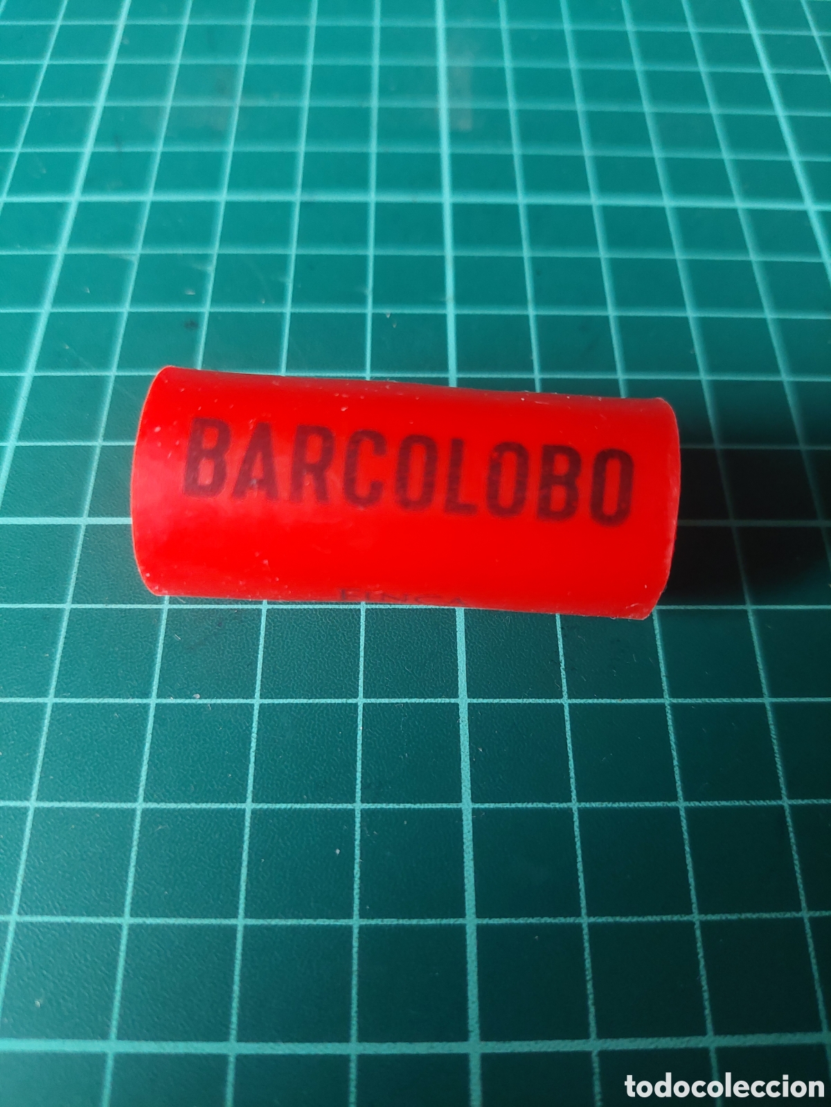 Coleccionismo de vinos y licores: TAPON CORCHO ROJO BOTELLA FINCA LA RINCONADA BARCOLOBO