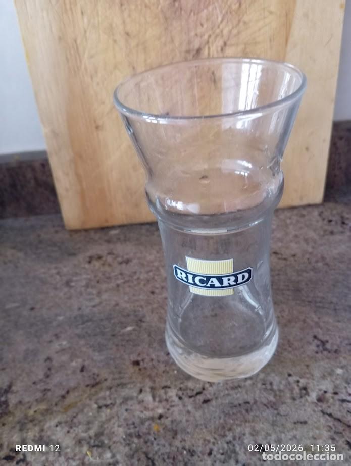 Coleccionismo de vinos y licores: VASO LARGO RICARD NUEVO