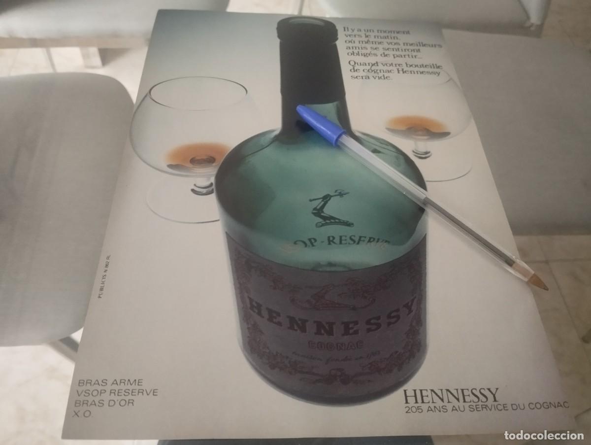 Coleccionismo de vinos y licores: COGNAC HENNESSY ANUNCIO PUBLICIDAD REVISTA EN FRANC&Eacute;S