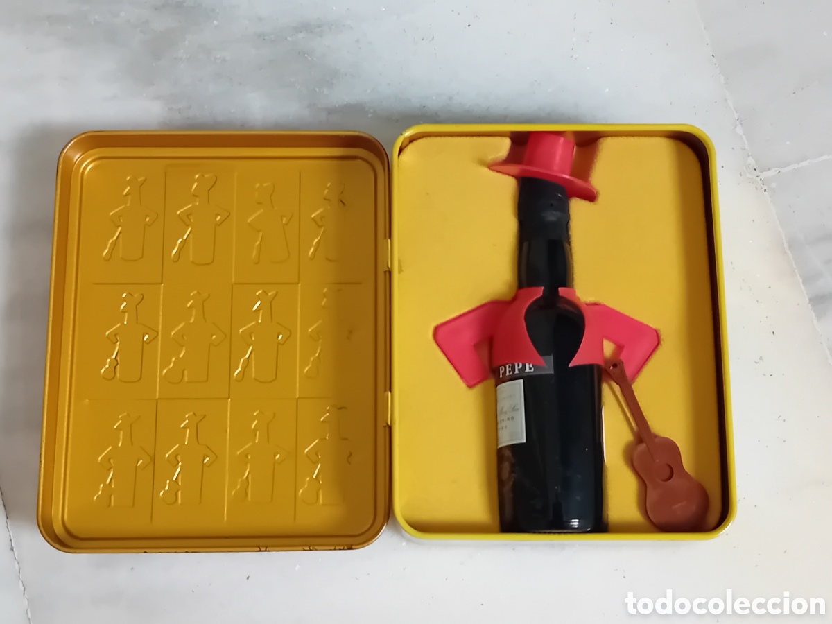 Coleccionismo de vinos y licores: LATA VINO TAMA&Ntilde;O PEQUE&Ntilde;O TIO PEPE
