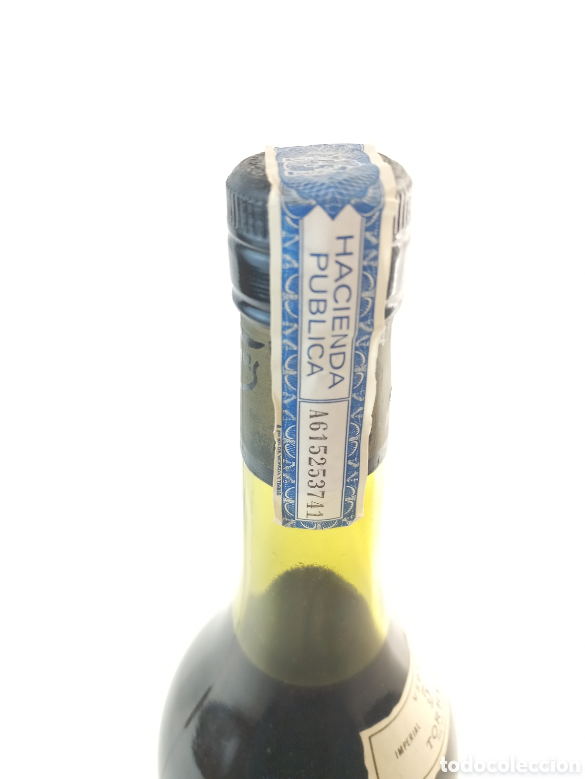 Coleccionismo de vinos y licores: Botella Torres Solera Selecta Imperial Brandy. - Foto 3