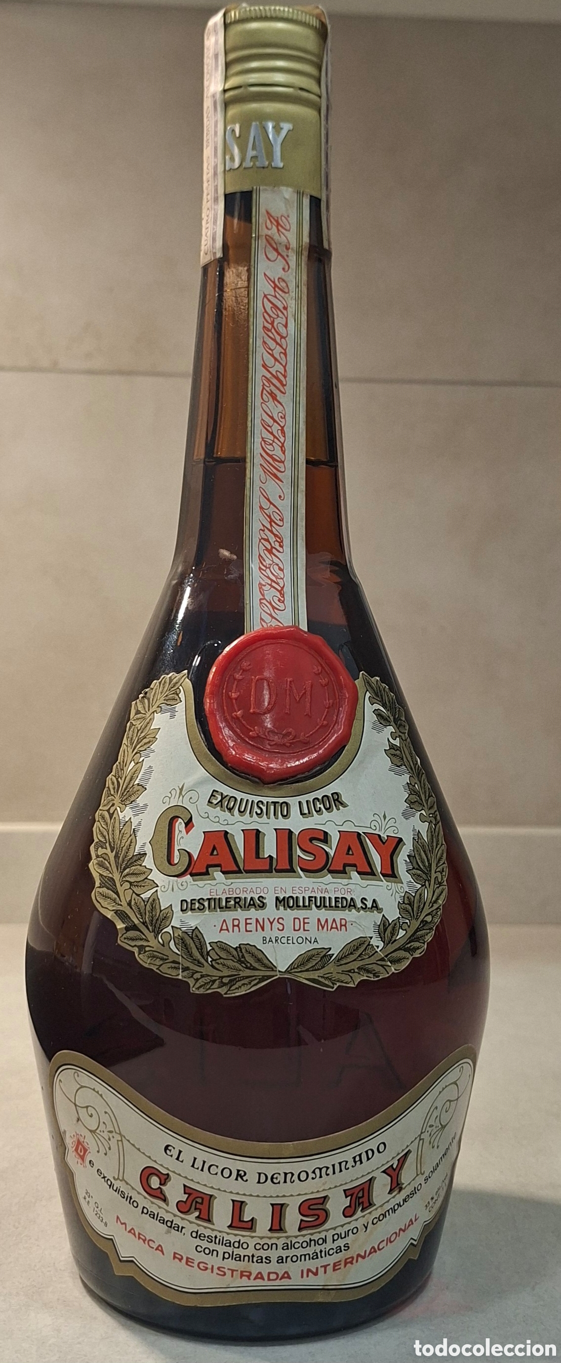 Colecionismo de vinhos e licores: Licor Calisay. Botella sin abrir.