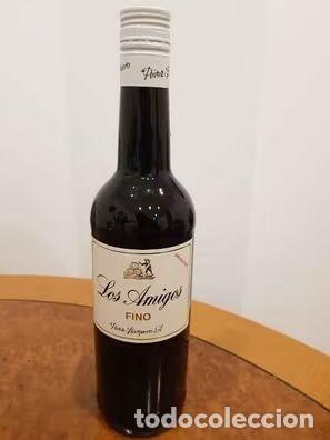 Coleccionismo de vinos y licores: Vino Blanco Los Amigos Fino P&eacute;rez Barquero