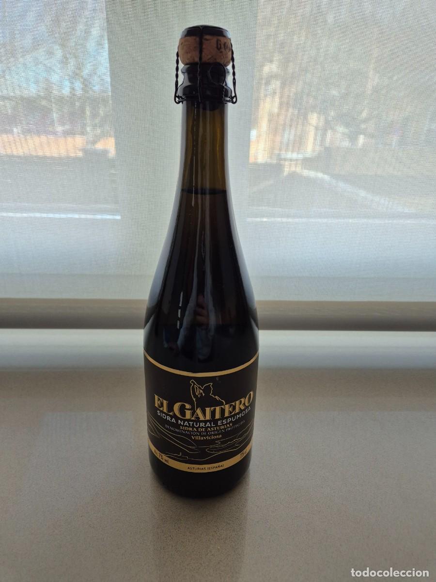 Coleccionismo de vinos y licores: Sidra Espumosa El Gaitero Etiqueta Negra