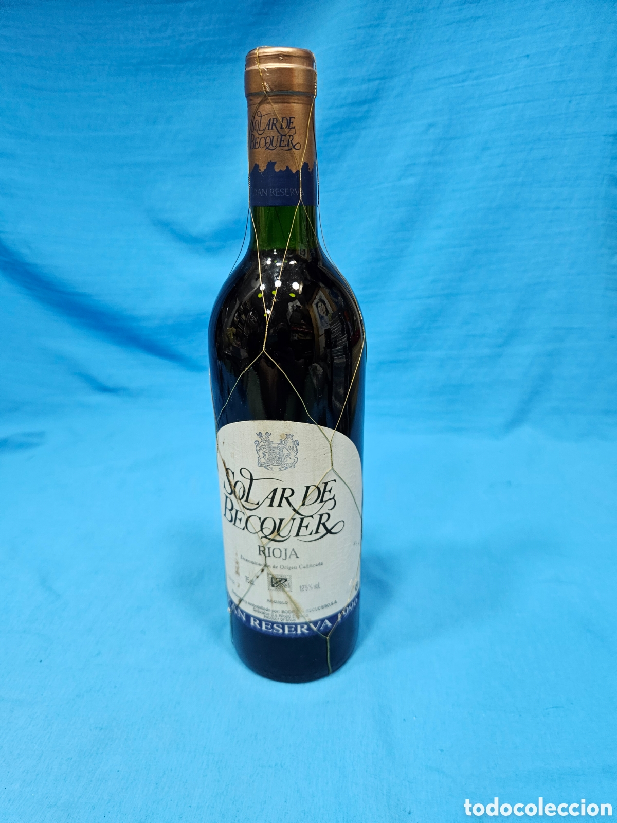 Colecionismo de vinhos e licores: BOTELLA VINO TINTO. SOLAR DE BECQUER. RIOJA. GRAN RESERVA 1996