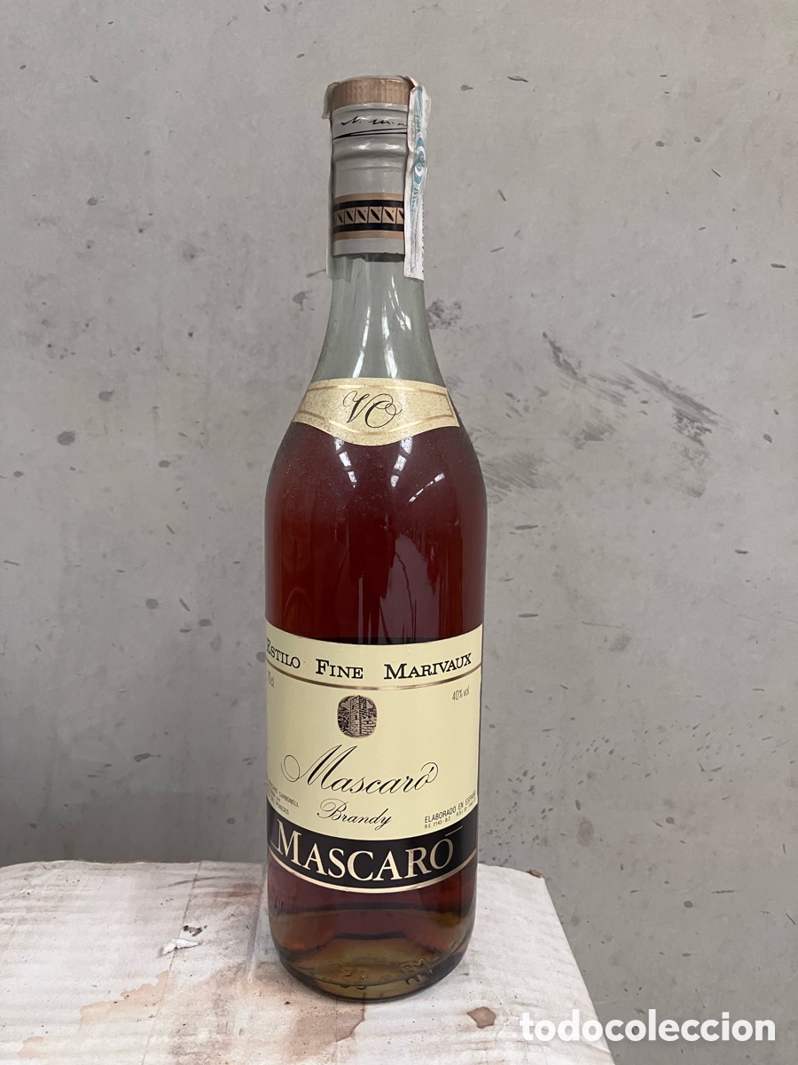Coleccionismo de vinos y licores: BRANDY MASCAR&Oacute;. ESTILO FINE MARIVAUX. 70 CL