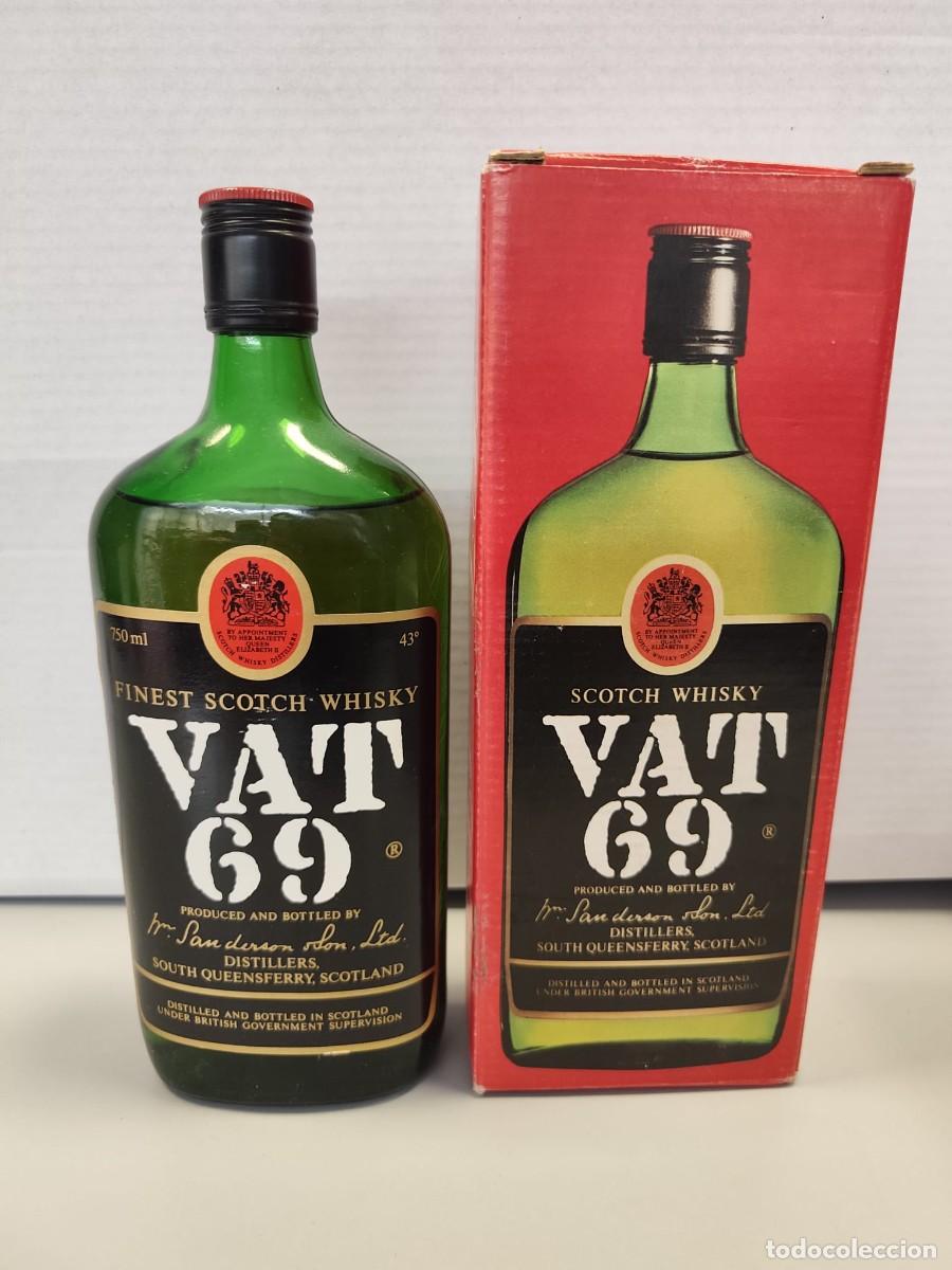 Coleccionismo de vinos y licores: Whisky Escoc&eacute;s Vat 69 &uml;ANTIGUA&uml; - William Sanderson & Son Ltd.