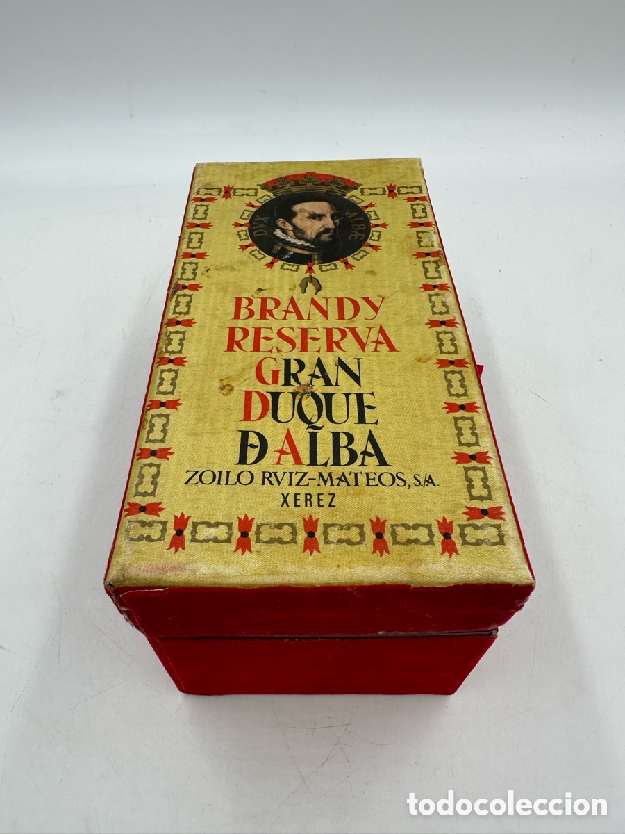Coleccionismo de vinos y licores: CAJA PARA BOTELLA BRANDY RESERVA. GRAN DUQUE DE ALBA
