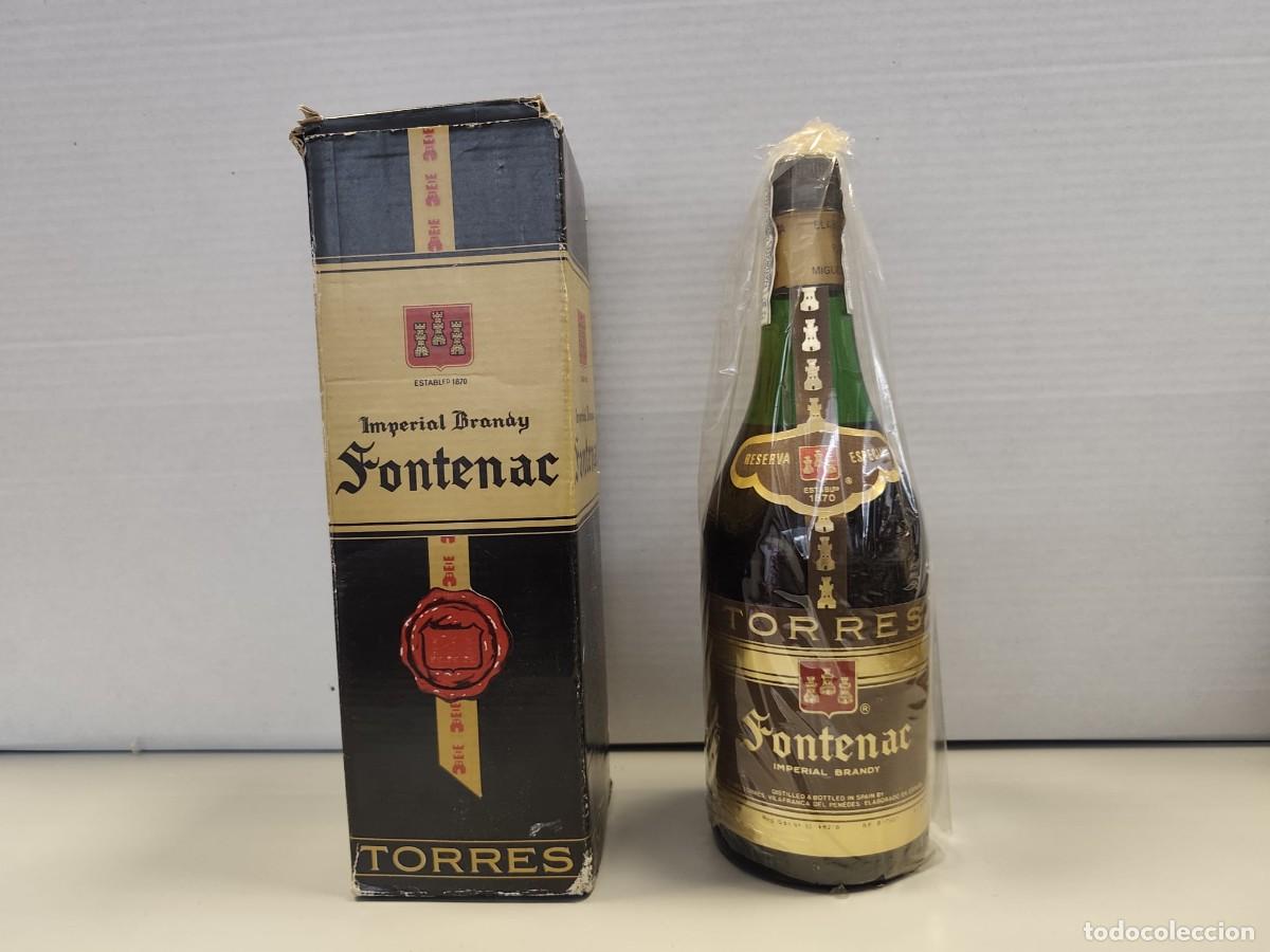 Coleccionismo de vinos y licores: Brandy Torres Fontenac Reserva Especial Sello 8 Pesetas