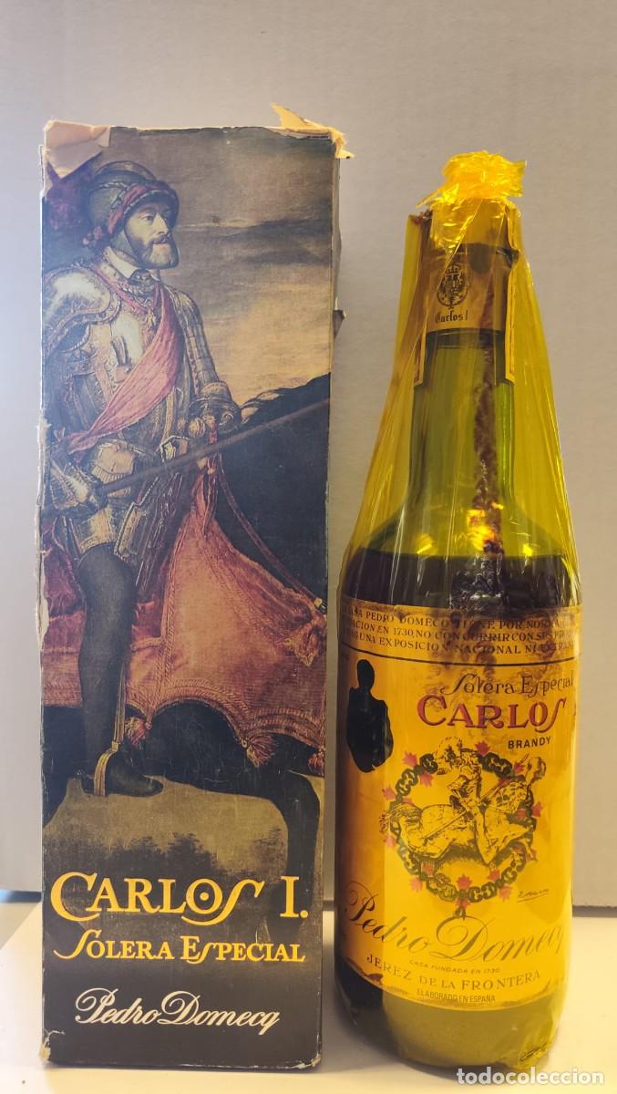 Coleccionismo de vinos y licores: Brandy Carlos I Solera Especial - Bodegas Pedro Domecq