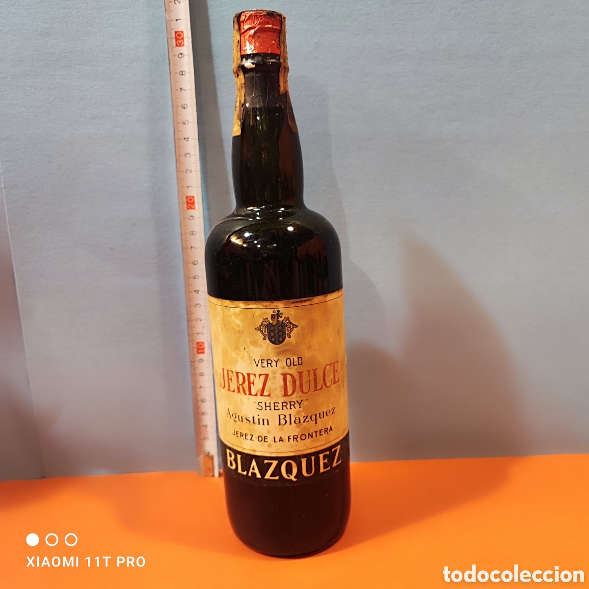 Coleccionismo de vinos y licores: Botella de jerez dulce very old