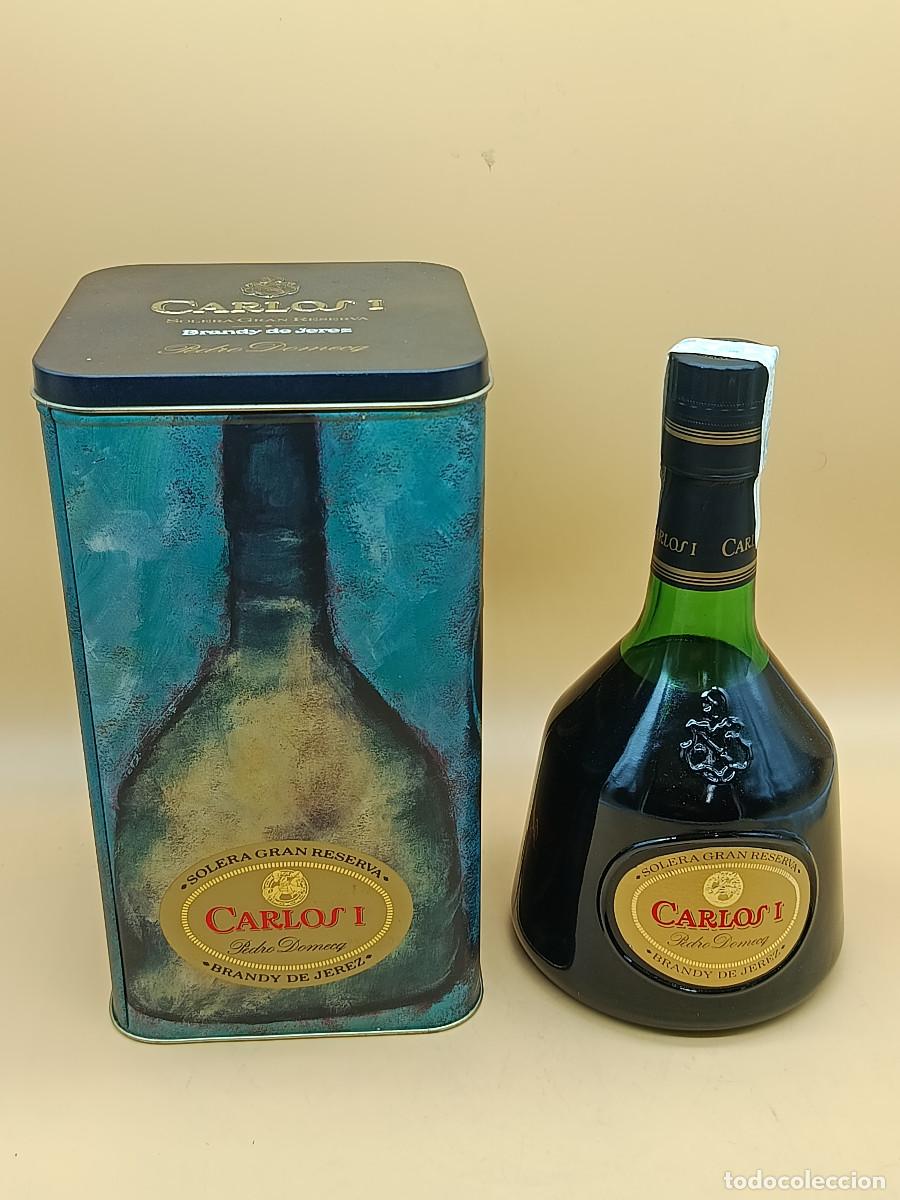 Collezionismo di vini e liquori: BOTELLA BRANDY DE JEREZ CARLOS I SOLERA GRAN RESERVA. 70CL. NUNCA ABIERTA EN CAJA ORIGINAL.
