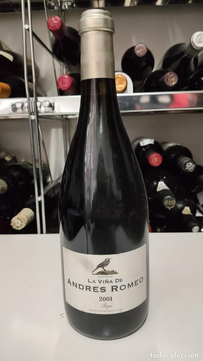Coleccionismo de vinos y licores: VINO LA VI&Ntilde;A DE ANDRES ROMEO 2001