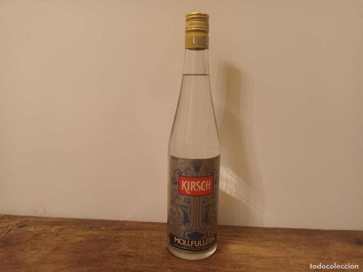 Coleccionismo de vinos y licores: BOTELLA LICOR KIRSCH MOLLFULLEDA CALISAY ARENYS DE MAR. Importaci&oacute;n.