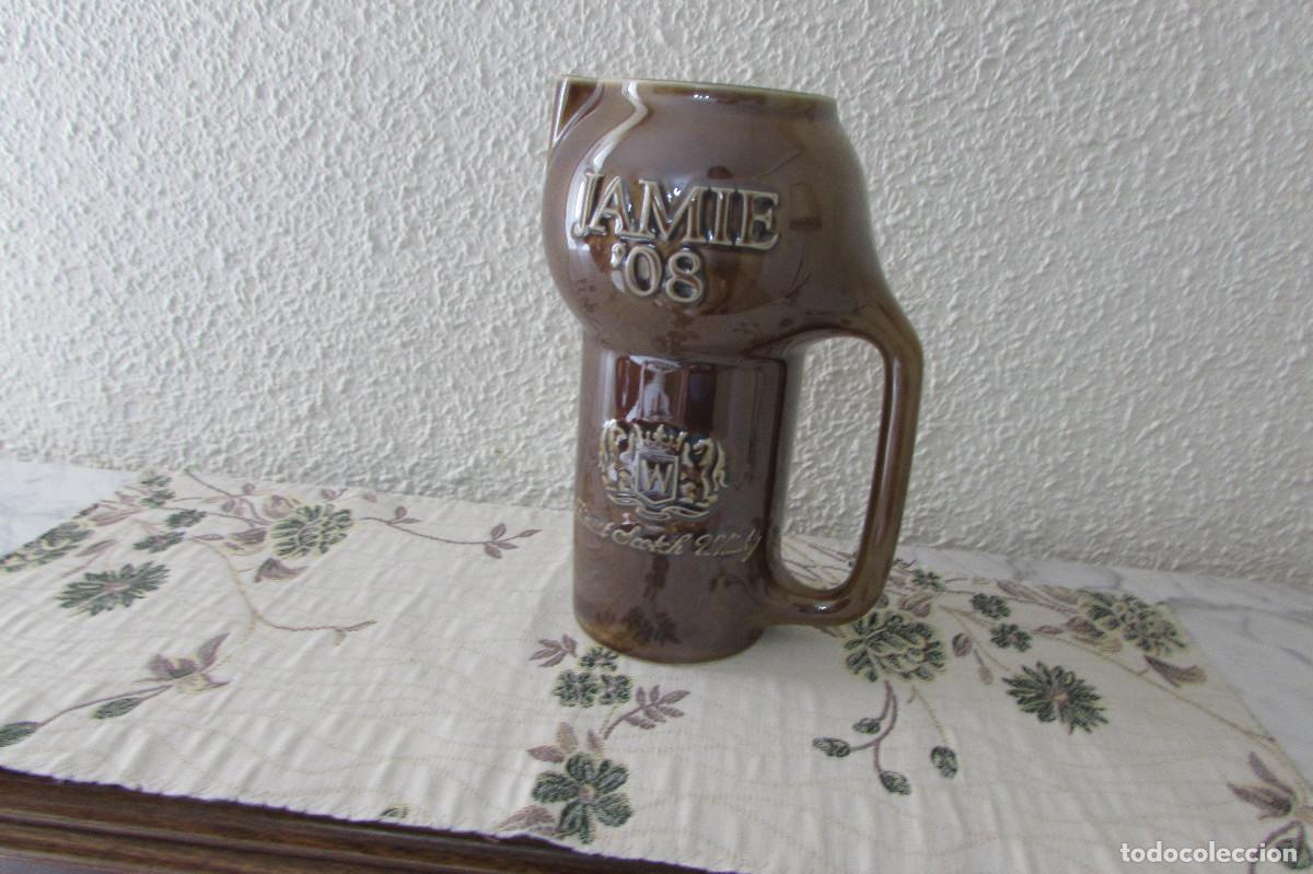 Coleccionismo de vinos y licores: JARRA PORCELANA VIDRIADA JAMIE 08 . WHISKY