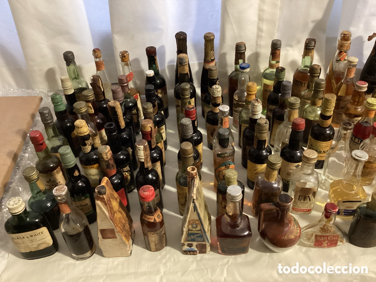 Coleccionismo de vinos y licores: Colecci&oacute;n de 150 botellines de vinos y licores