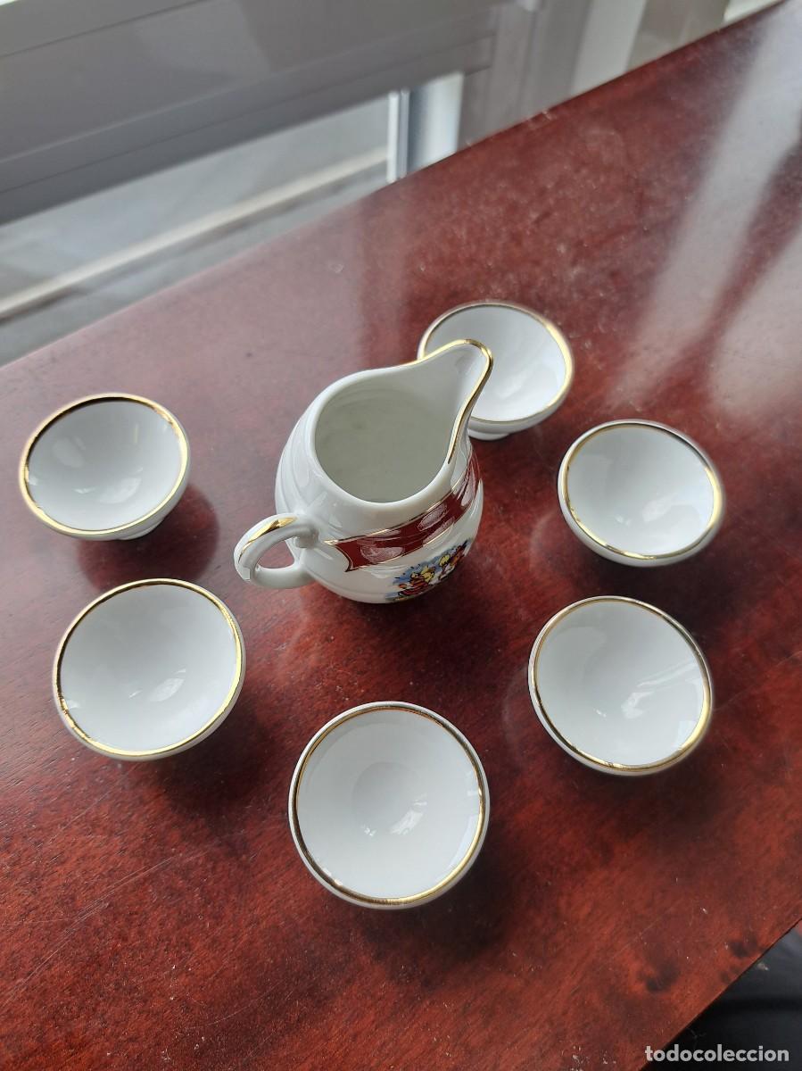 Coleccionismo de vinos y licores: JUEGO DE VINO SEIS TAZAS