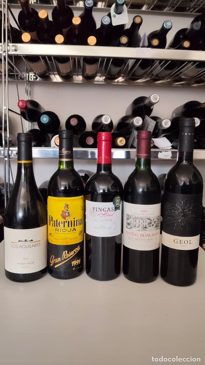 Coleccionismo de vinos y licores: Pack Vinos 2007, 2014, 1992, 2011, 1991
