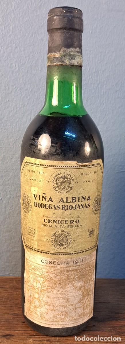 Coleccionismo de vinos y licores: Vi&ntilde;a Albina bodegas Riojanas, cosecha 1971
