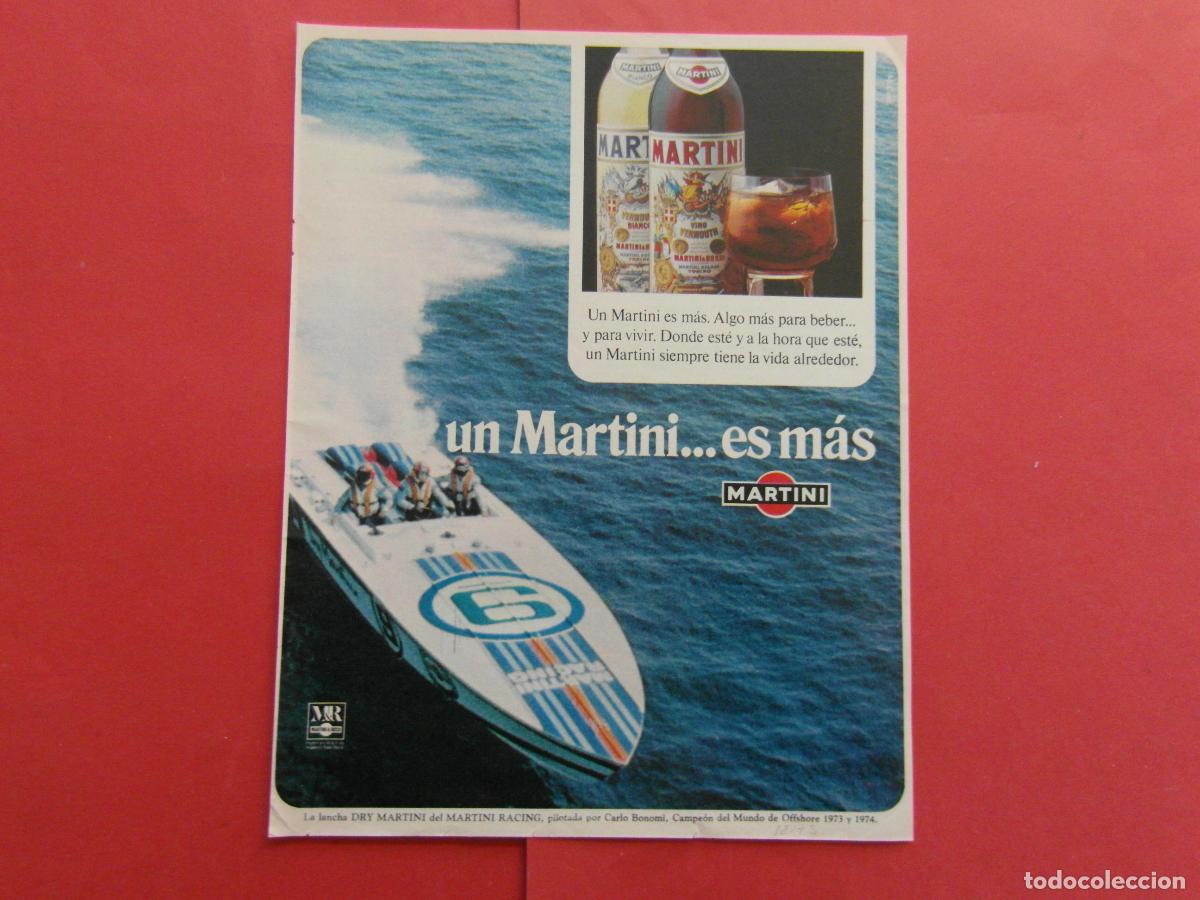 Collection of wines and liquors: PUBLICIDAD 1975 - MARTINI