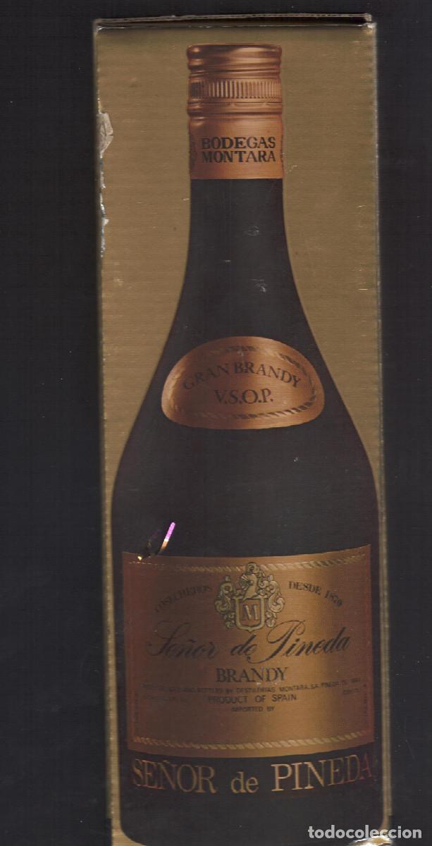 Coleccionismo de vinos y licores: Brandy SE&Ntilde;OR DE PINEDA a&ntilde;o 1979