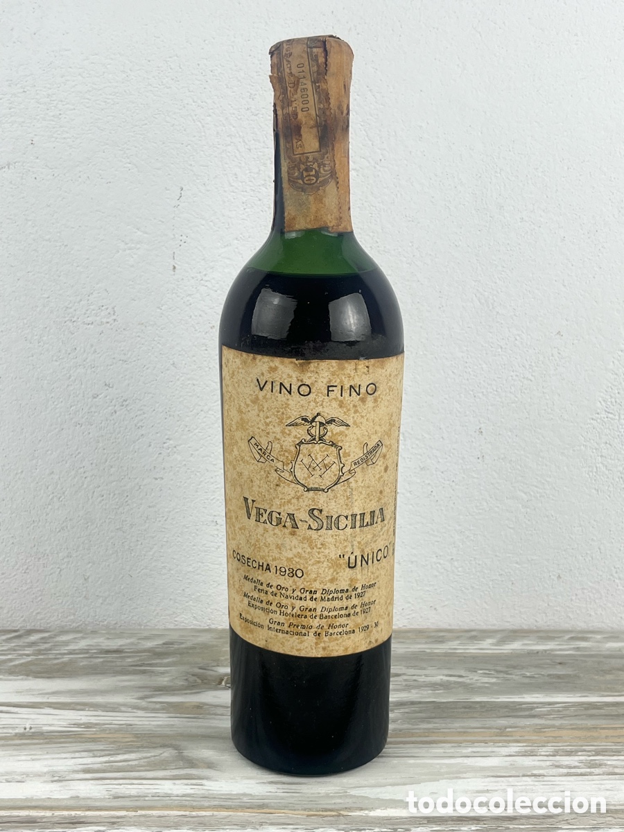 Coleccionismo de vinos y licores: VEGA SICILIA &Uacute;NICO COSECHA 1930 N. EMBOTELLADORES 533